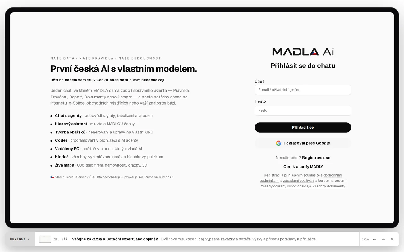 První česká AI s vlastním modelem