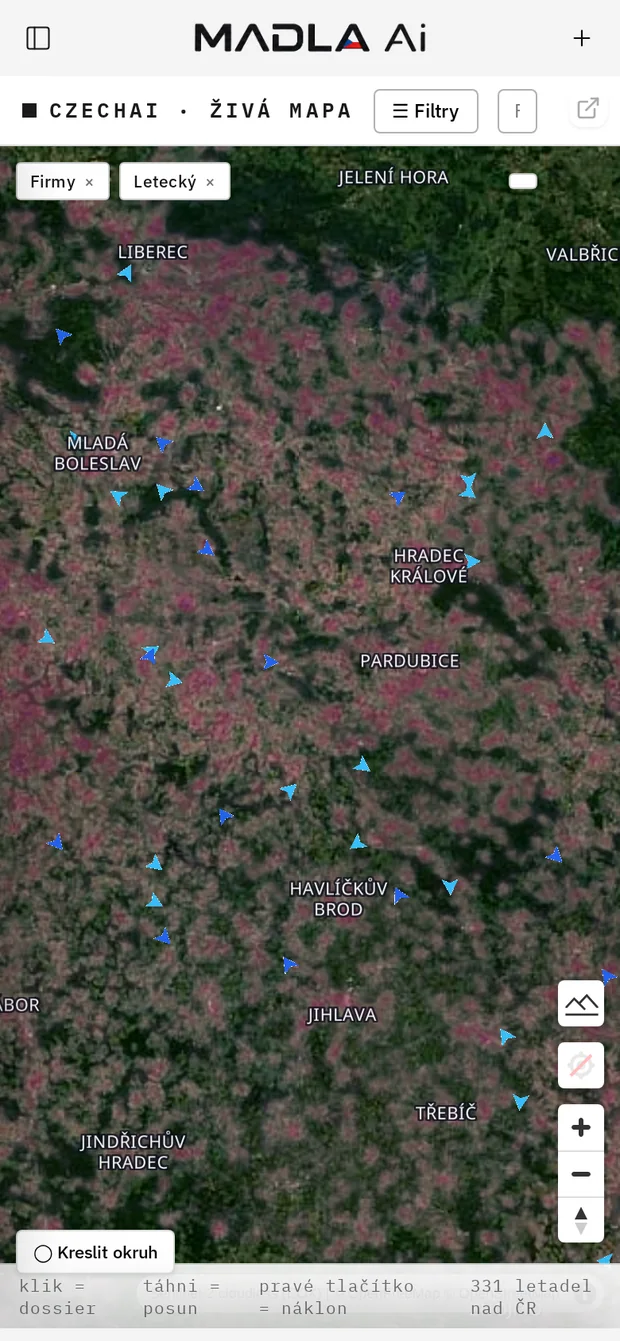 Živá mapa