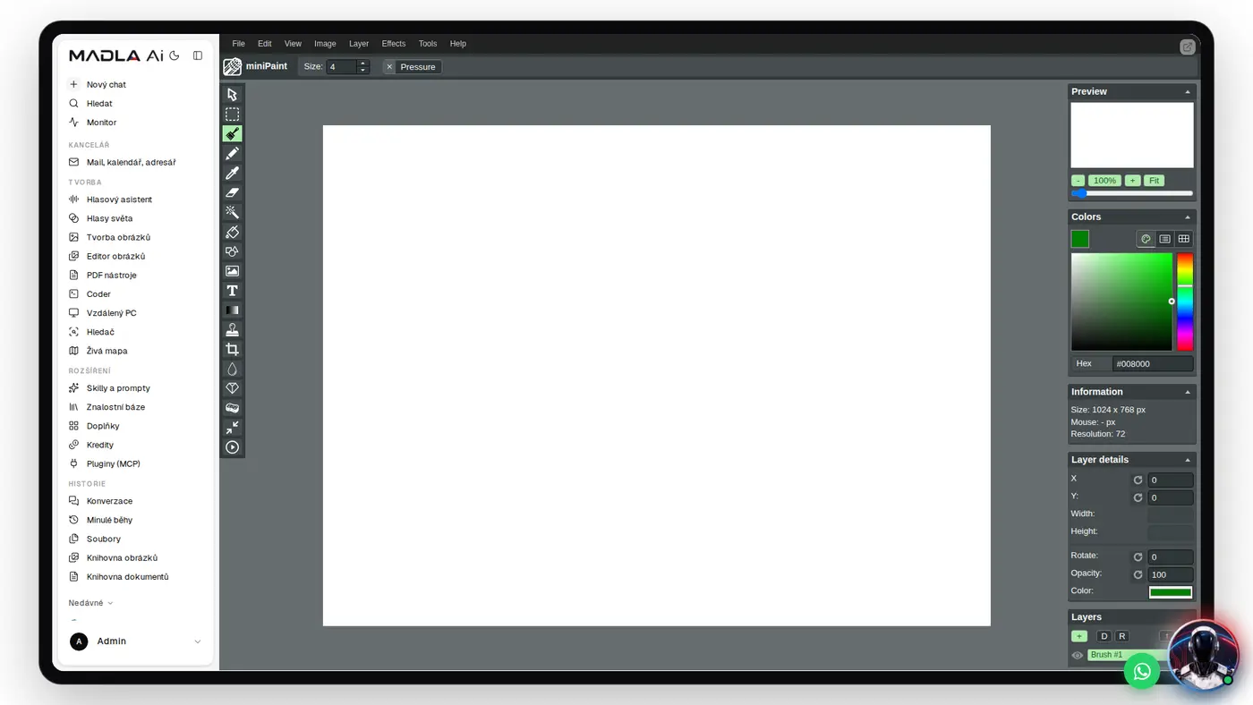 Editor obrázků a PDF nástroje přímo v MADLE